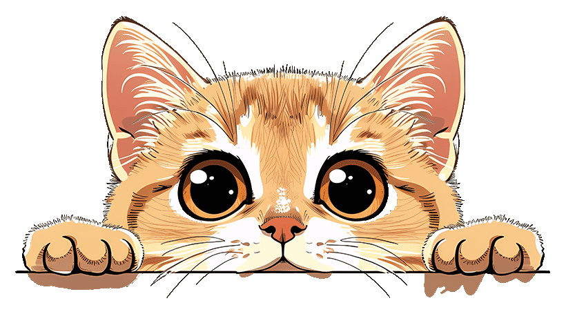 Cat Peeking