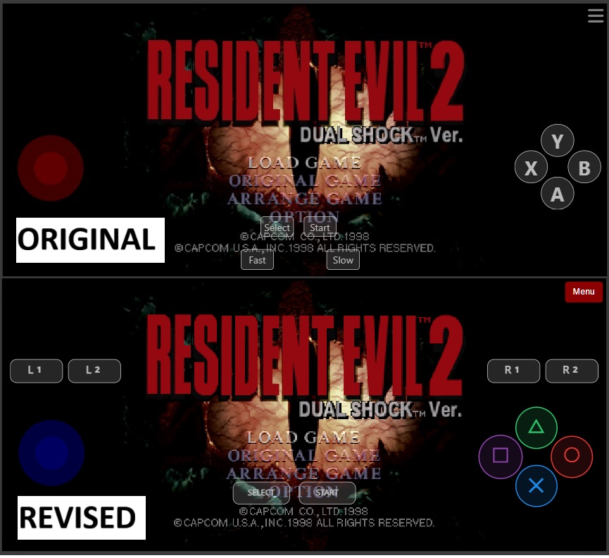 EmulatorJS Playstation Control