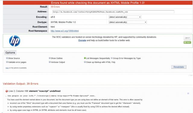 Markup Validation Services