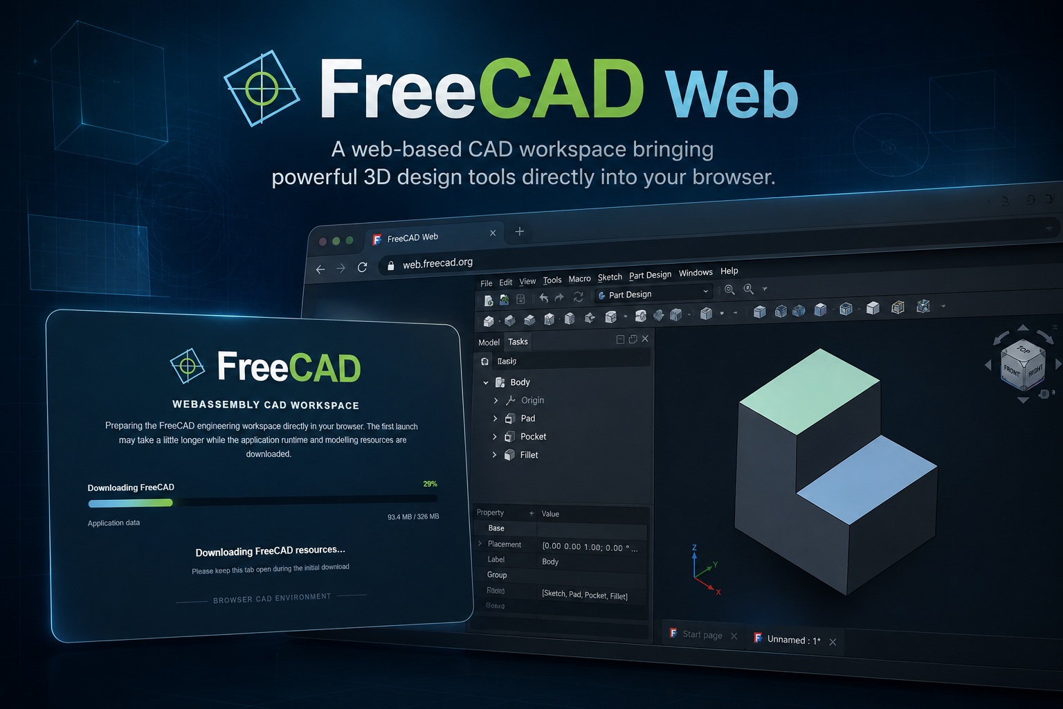 FreeCAD preview